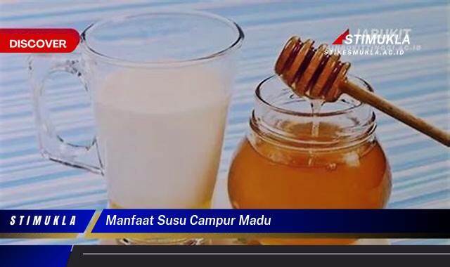 Temukan 9 Manfaat Susu Campur Madu untuk Kesehatan, Kecantikan & Energi