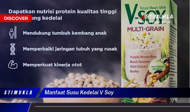 9 Manfaat Susu Kedelai V Soy untuk Kesehatan & Kecantikan