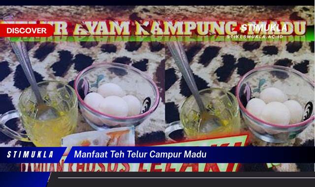 Ketahui 9 Manfaat Teh Telur Campur Madu untuk Kesehatan, Stamina, dan Vitalitas