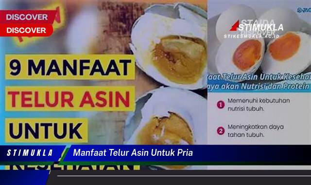 Inilah 8 Manfaat Telur Asin Untuk Pria, Meningkatkan Stamina dan Vitalitas