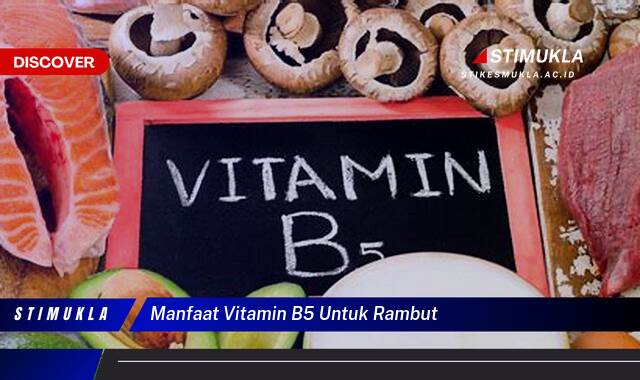 9 Manfaat Vitamin B5 untuk Rambut Lebih Sehat, Kuat, dan Berkilau