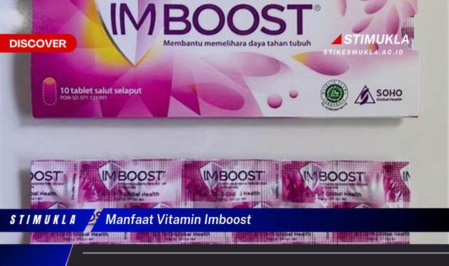 Ketahui 8 Manfaat Vitamin Imboost untuk Daya Tahan Tubuh Optimal