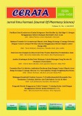 Cerata : Jurnal Ilmu Farmasi (Journal of Pharmacy Science) Volume 13 Nomor 1 Juli 2022